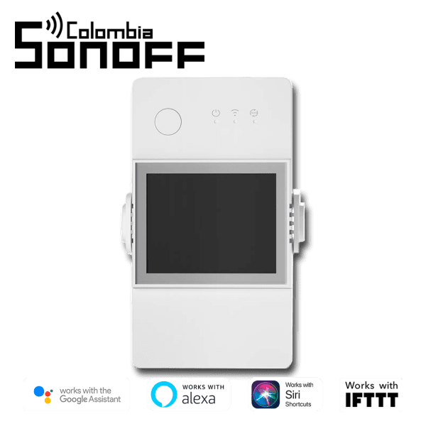 Relé inteligente con monitor de temperatura y humedad THR316D - Imagen 2
