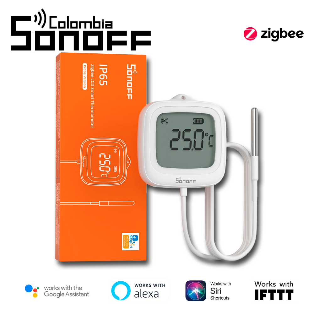 Sensor de Temperatura sumergible Zigbee con monitor IP65