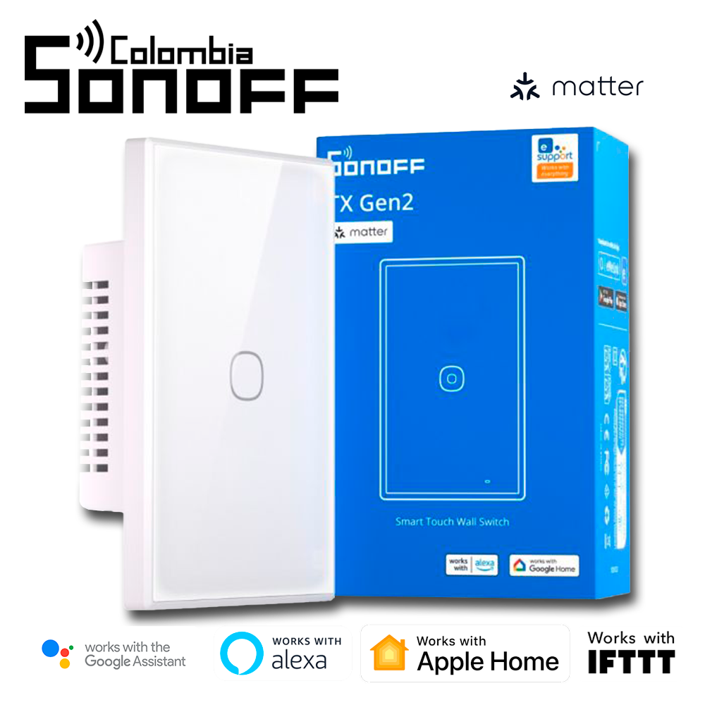 Interruptor Táctil Sencillo T6