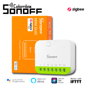 Relé inteligente Dual Zigbee