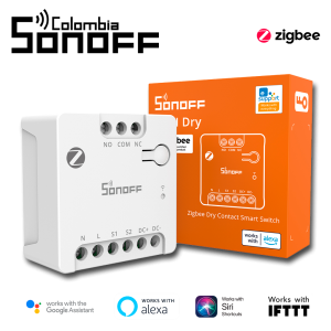 Relé inteligente de Contacto Seco Zigbee