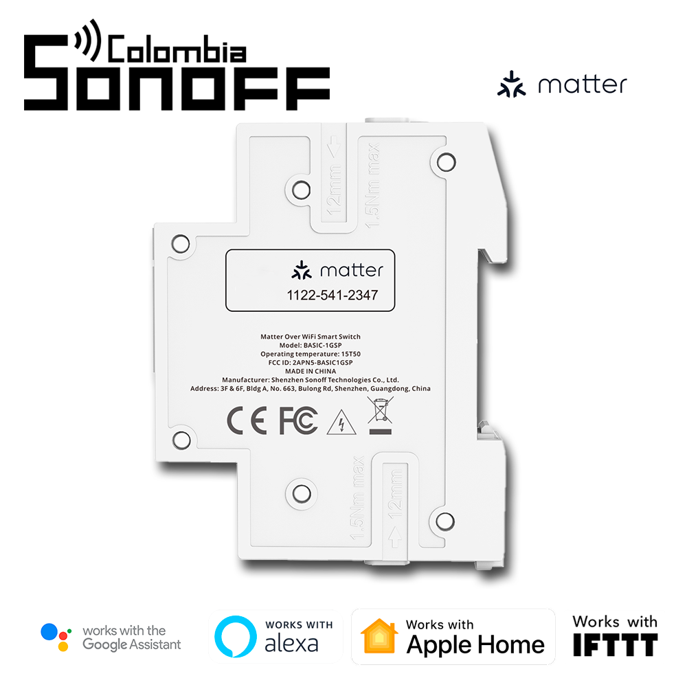 Interruptor inteligente tipo breaker Matter - Imagen 4