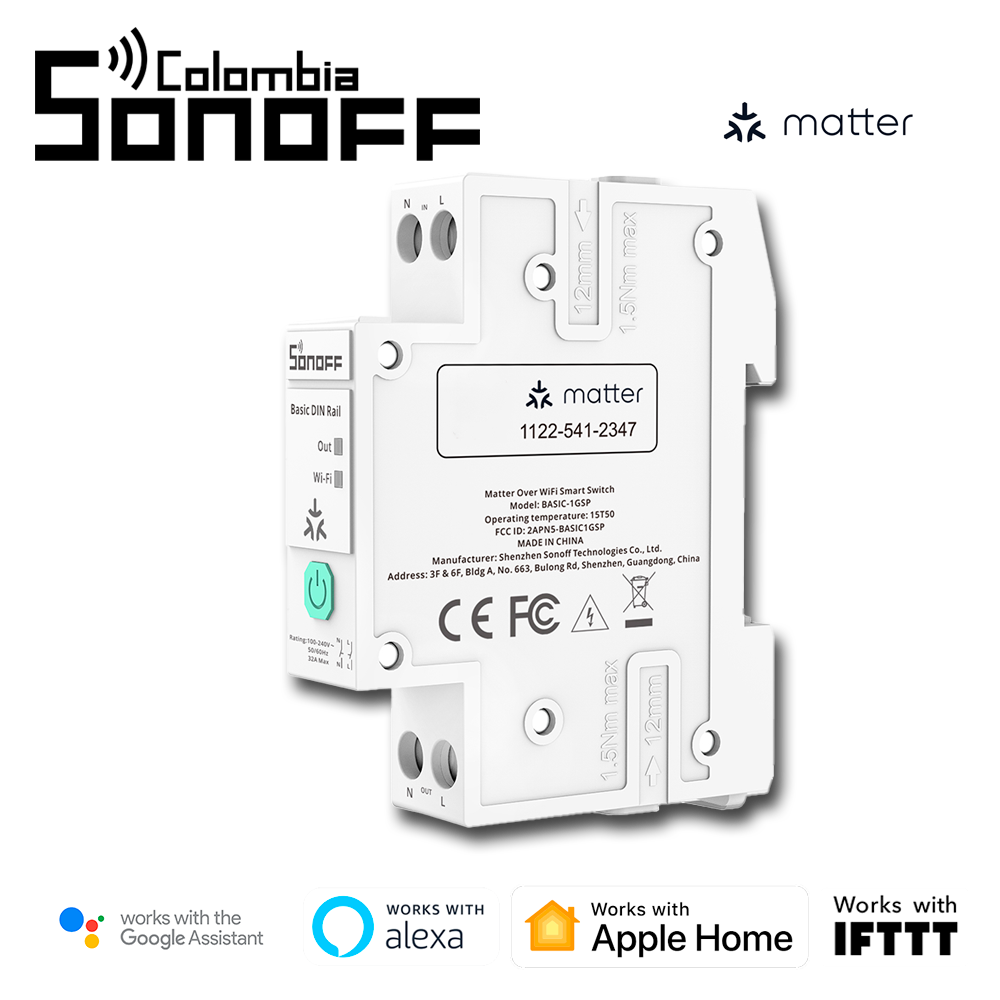 Interruptor inteligente tipo breaker Matter - Imagen 3